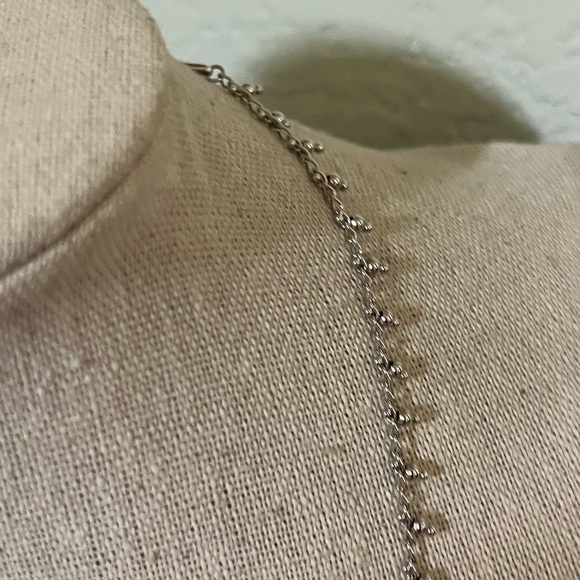 NWT Kendra Scott Silver Beaded Jenna Choker Necklace #KSNK - Picture 6 of 8
